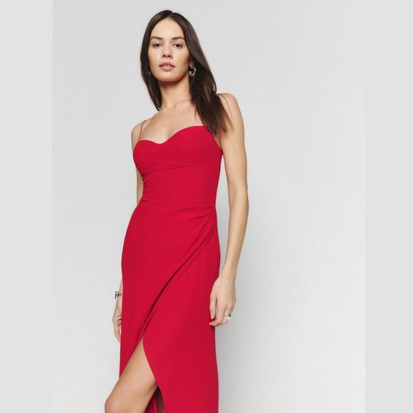 Reformation Dresses & Skirts - Reformation Kourtney Dress + Cherry